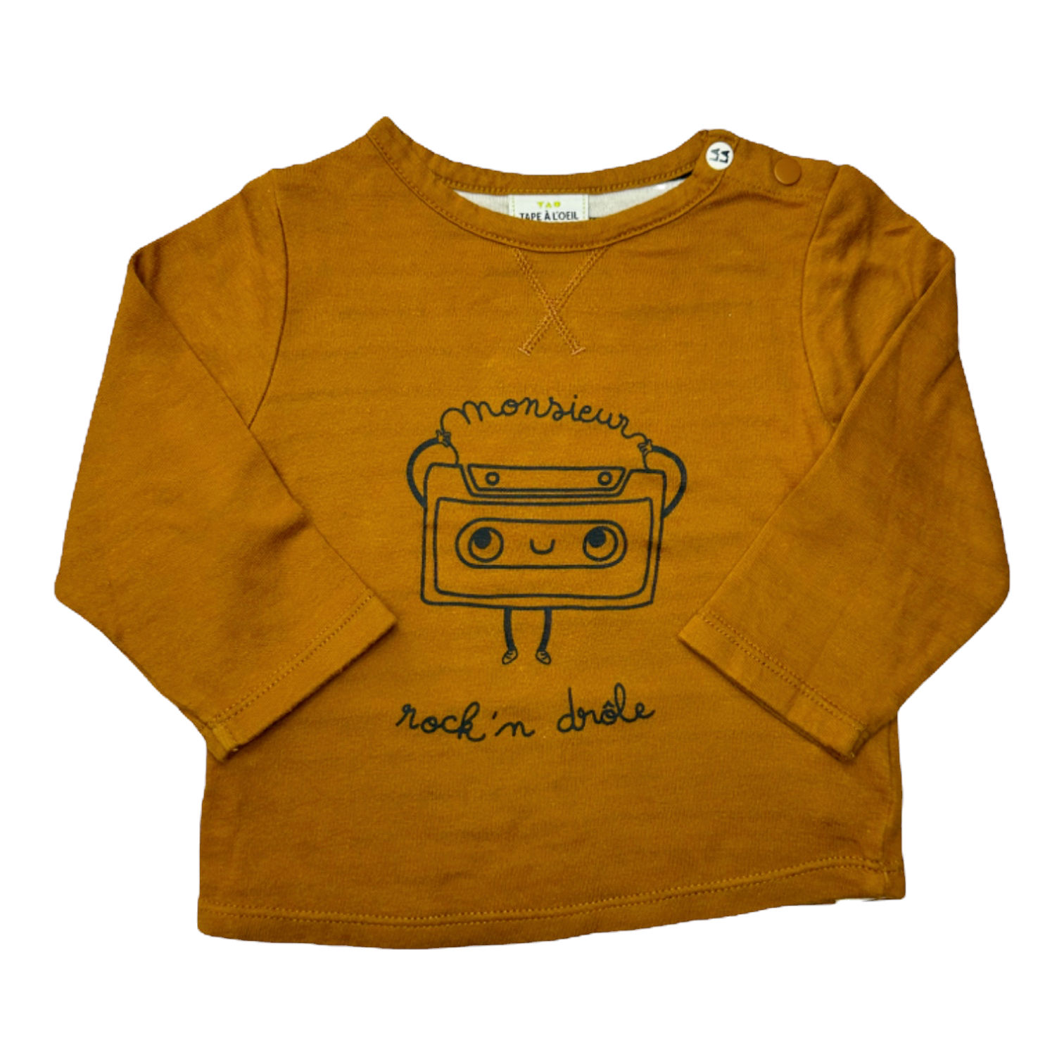 Tee shirt doublé Tape à l'oeil 9 mois