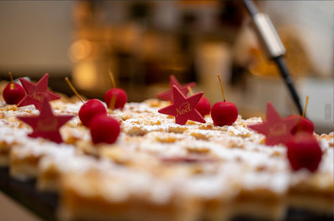 Buffet catering showcasing desserts at Amathus Beach Hotel Limassol for a corporate gala party event