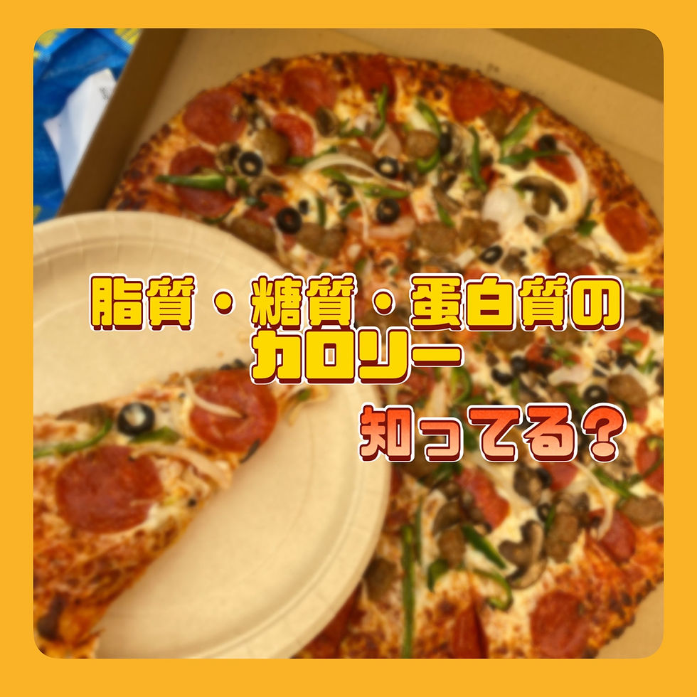 板橋区パーソナルトレーニング三大栄養素のカロリー