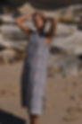 Handrawn Long Dress/Bluebell Grace