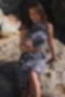 Handrawn Co ord Set/Midnight Bloom