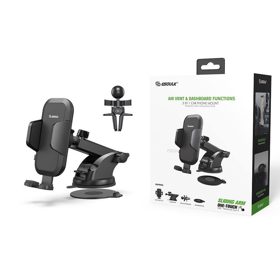 Thumbnail: EH42BK:AIR VENT & DASHBOARD 2 IN 1 CAR PHONE MOUNT(6/36)