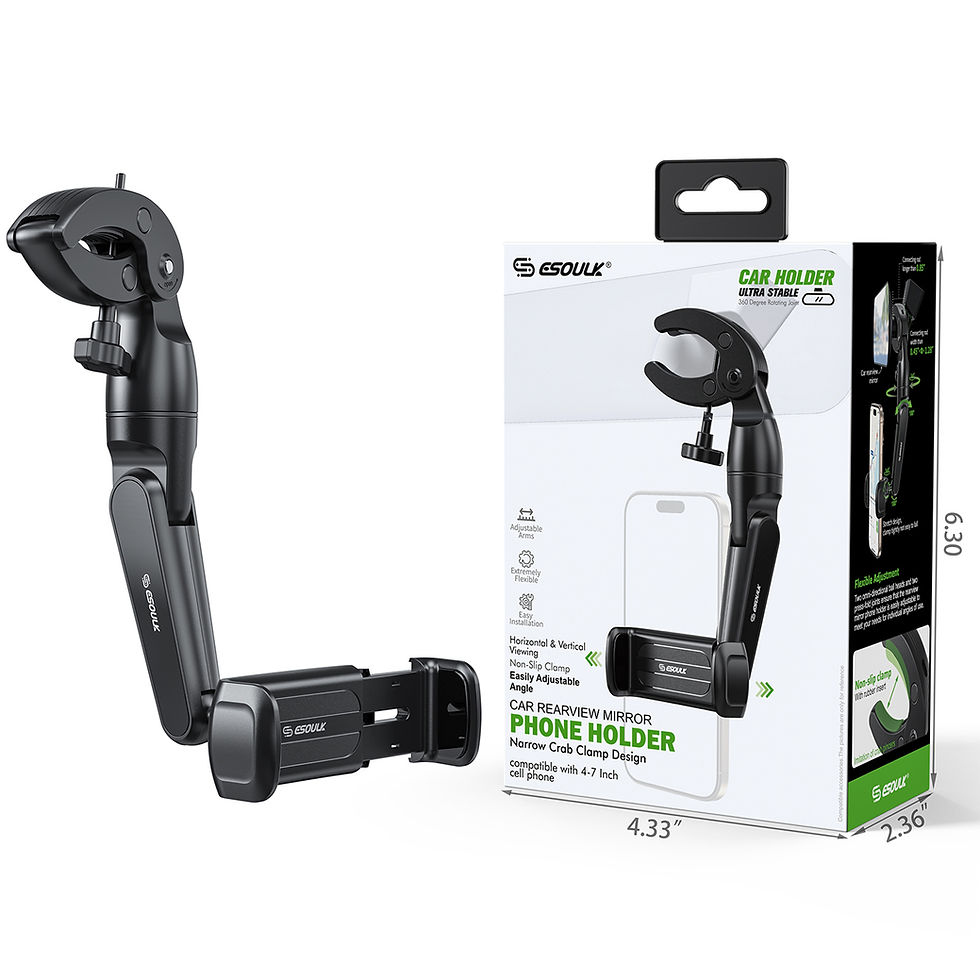 Thumbnail: EK-3013BK Car Rearview Mirror Phone Holder (12/48)