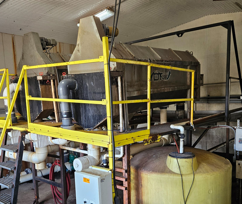 Rotary Drum Screen Rotating