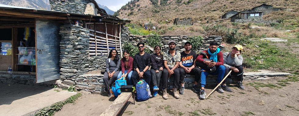 Fellow travellers on Triund trek