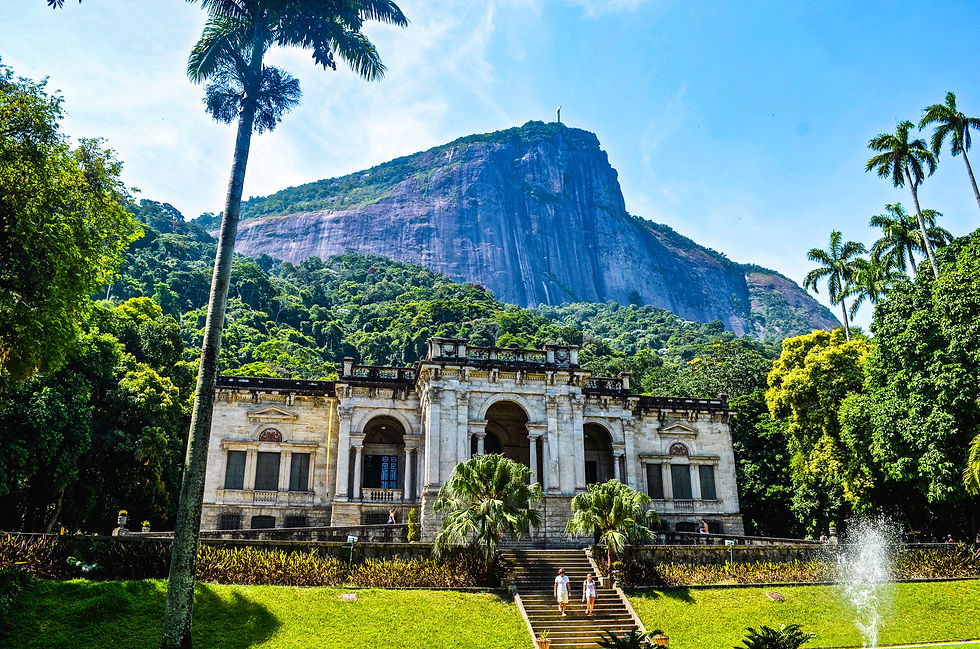 Lage Park with a view of Christ the Redeemer, Rio de Janeiro.