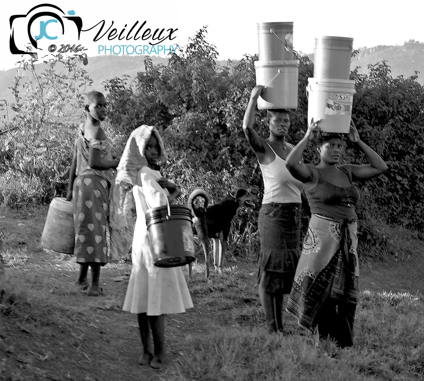 Women Hauling Water