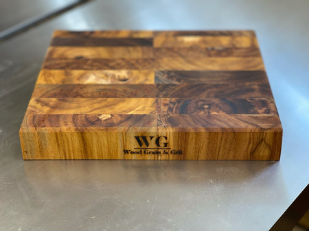 Teak butcher block