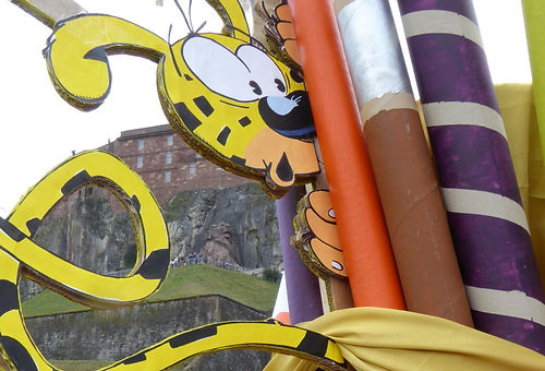 le marsupilami et le lion de Belfort