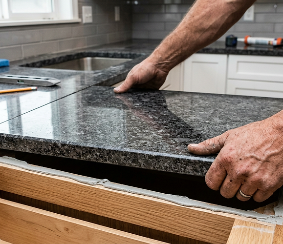 Firefly_carpenter's hands installing a stone granite countertop 746410.png