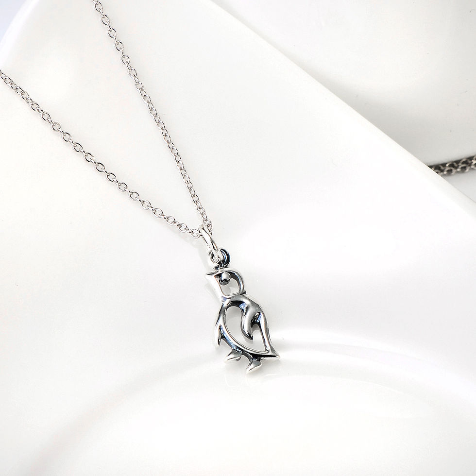 Thumbnail: 925 Silver Women's Necklace in Silver Color