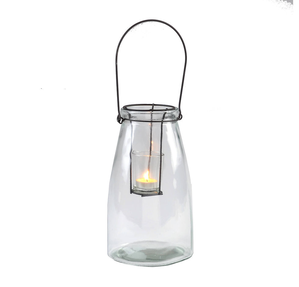 Clear Glass Lantern