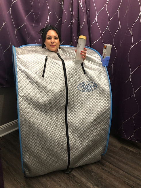 Violet in sauna.jpg