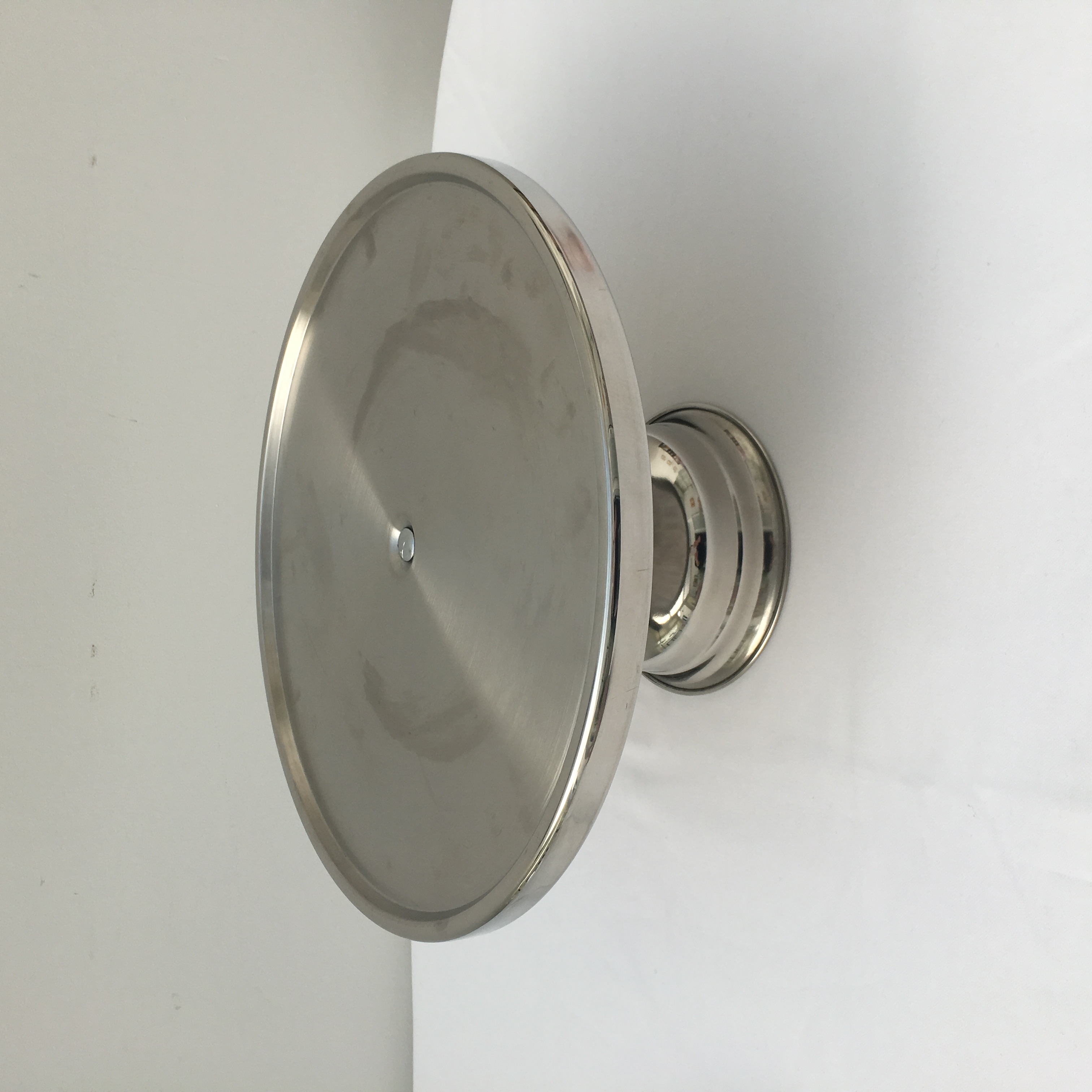 Simple Silver Cake Stand to hire