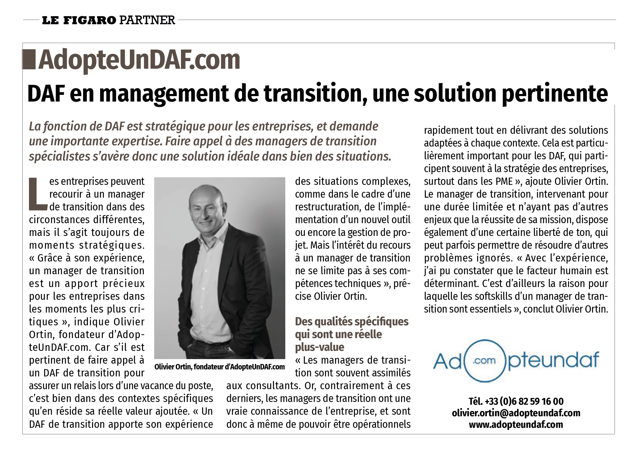 Ma toute petite contribution au management de transition