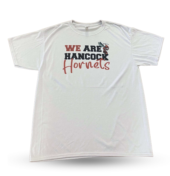 "We Are Hancock Hornets" Design