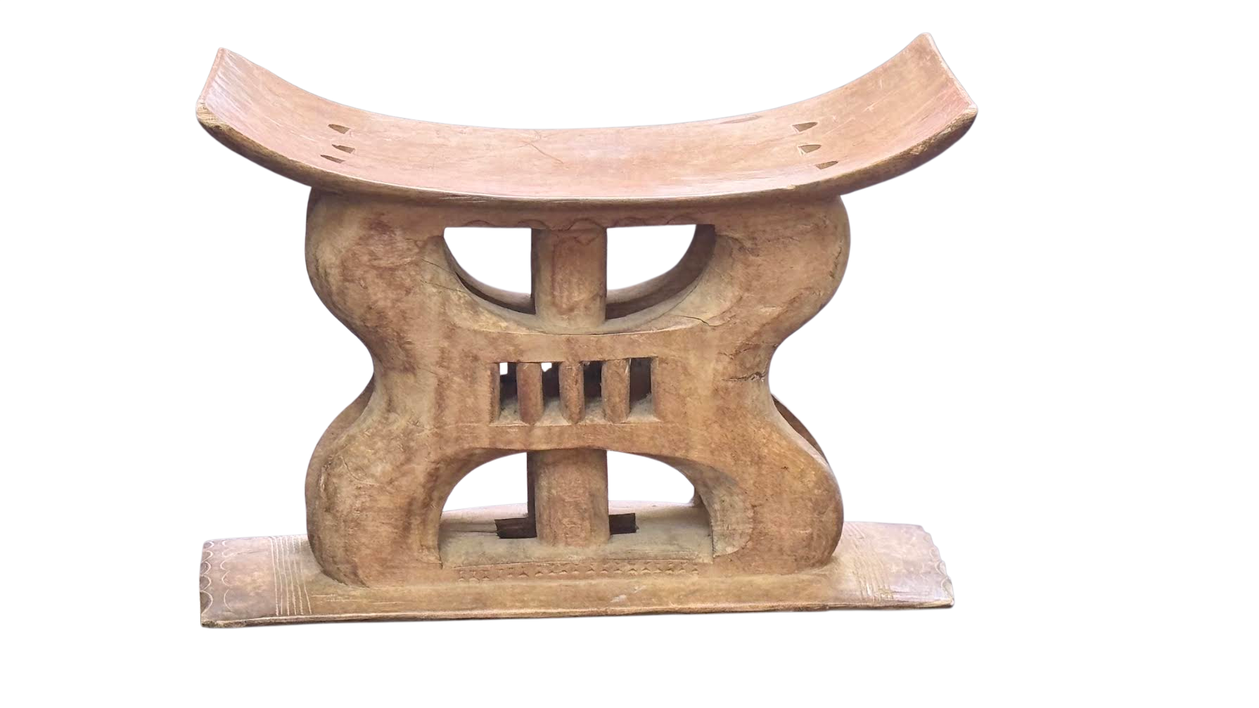 Handcarved Ashanti Ceremonial Stool
