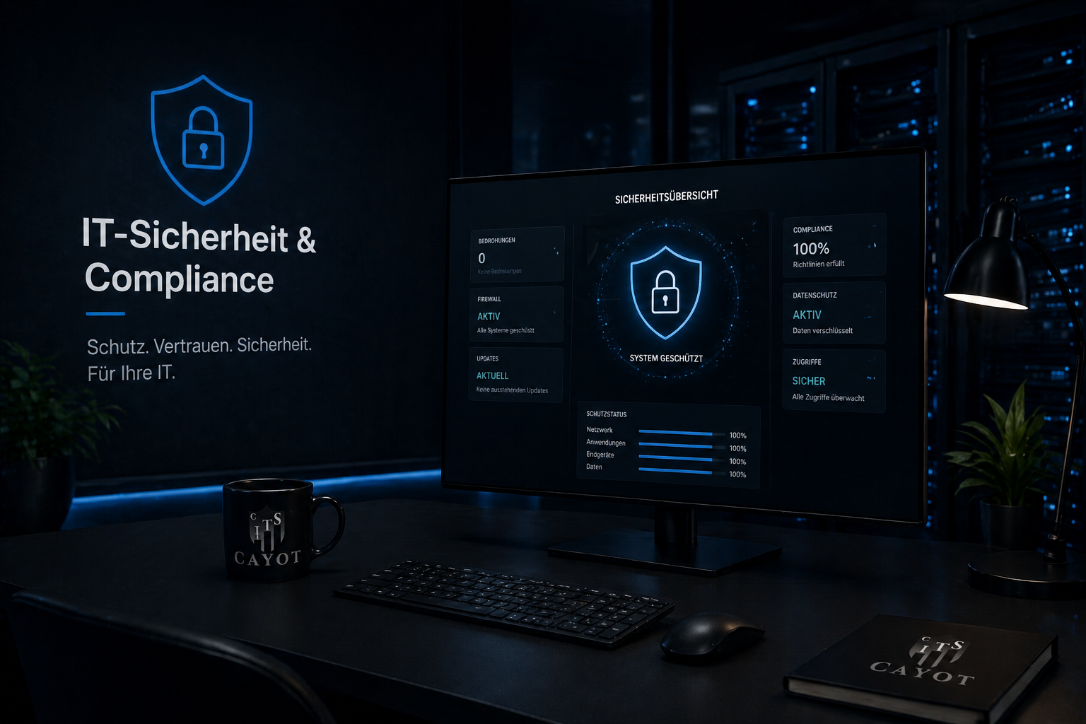IT-Sicherheit und Compliance Dashboard