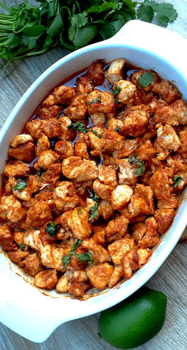 Chipotle Lime and Cilantro Chicken bites