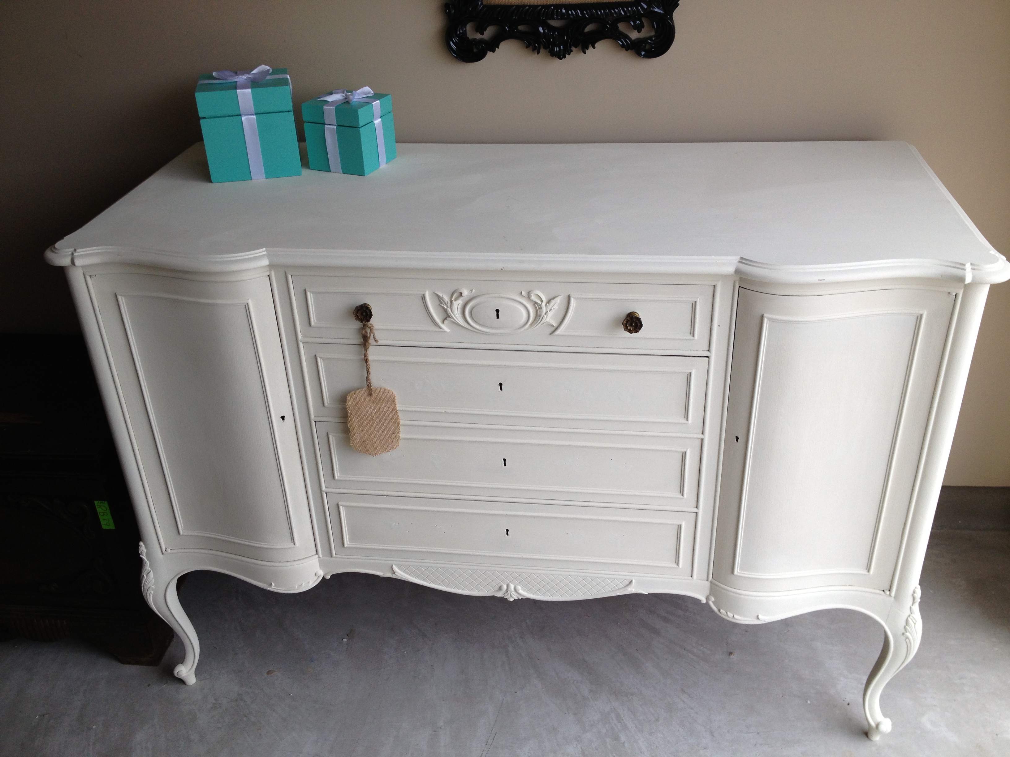 Antique Buffet in Old White - Sold