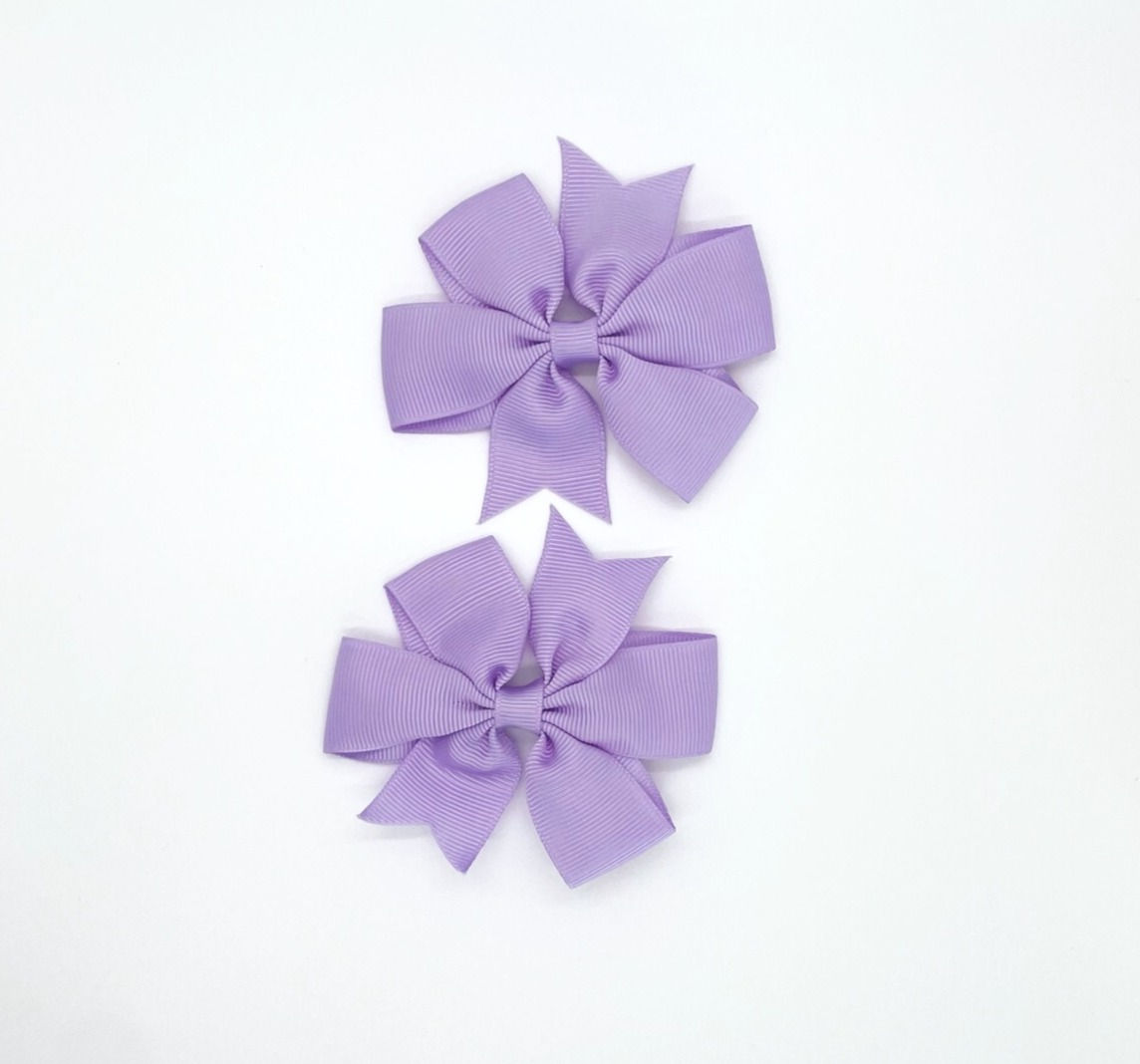 Lavender 3" Bow Set