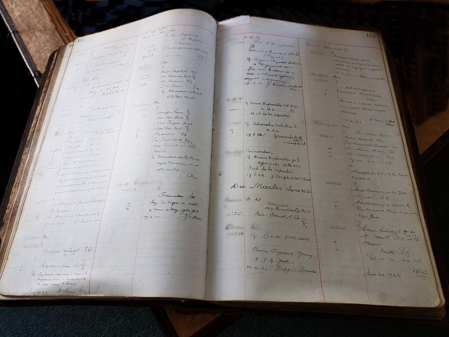 Prescription Books 1918-1922