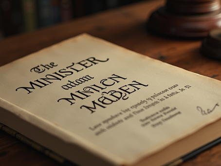 Shop Signed Copies and Merchandise of The Minister and the Maiden