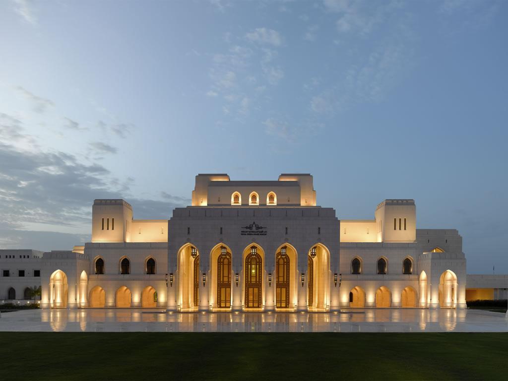 Muscat Royal Opera House . Muscat Oman . Lighting Design