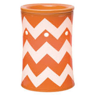Orange Chevron Scentsy Warmer
