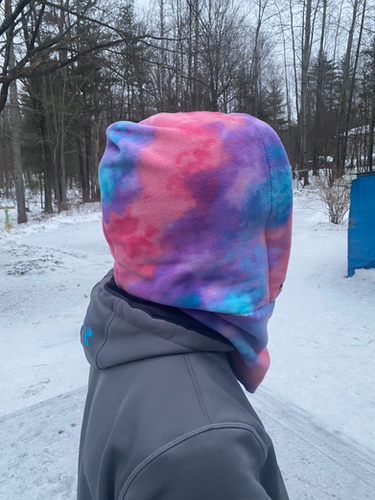 Cotten candy tie dye ski hood !!! | KRHOODS