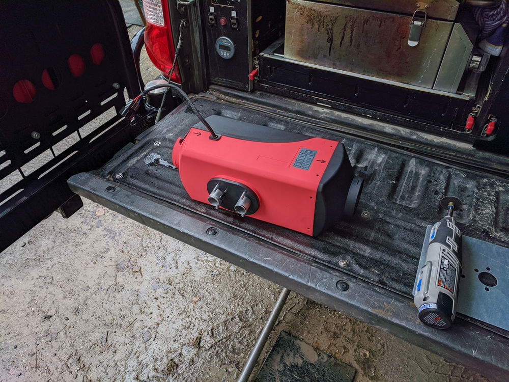 Building a DIY Diesel Heater for a Roof Top Tent