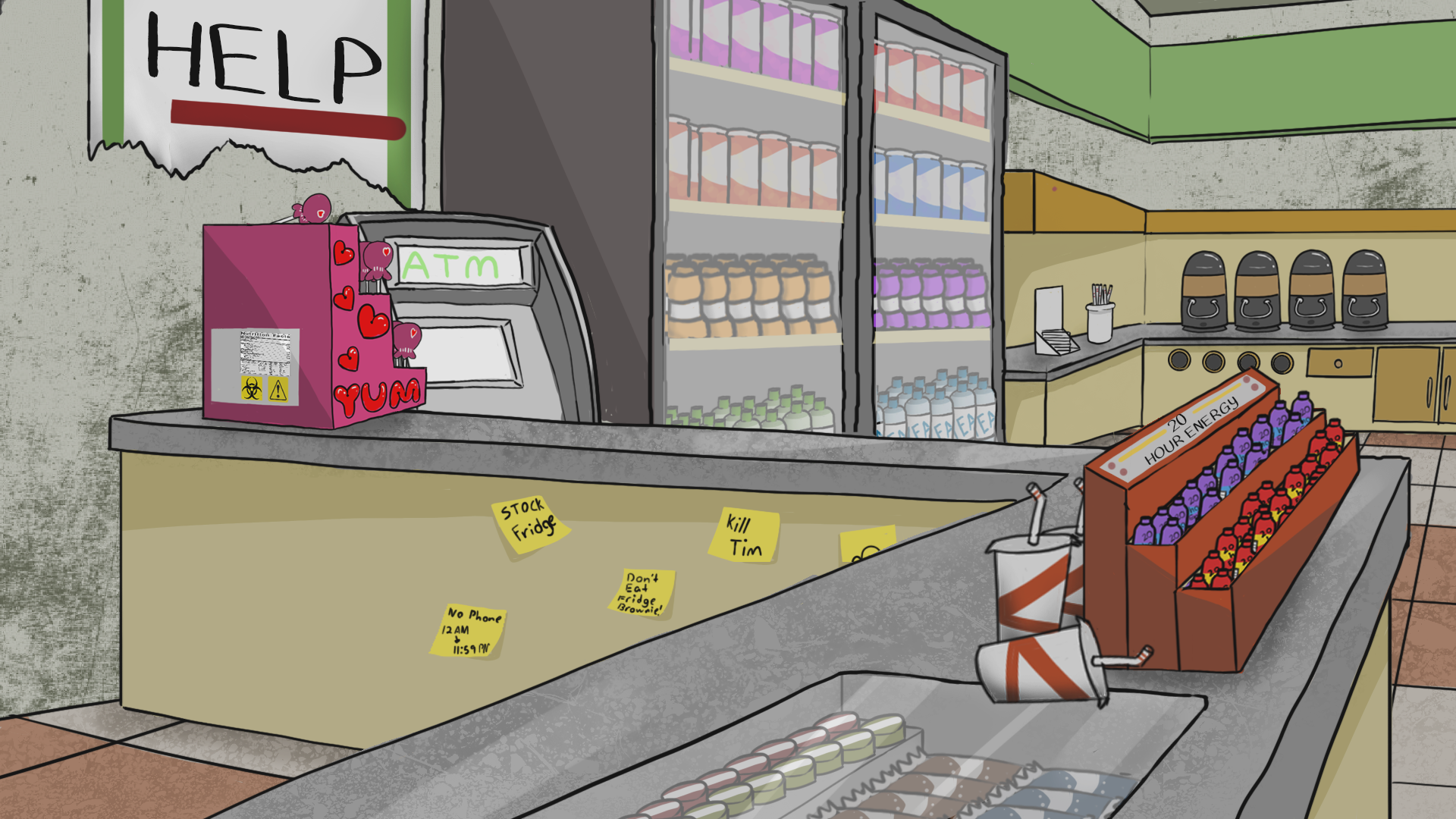 Background development