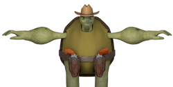 3D turtle model