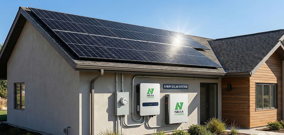 Nexapower 9.9kW Solar System