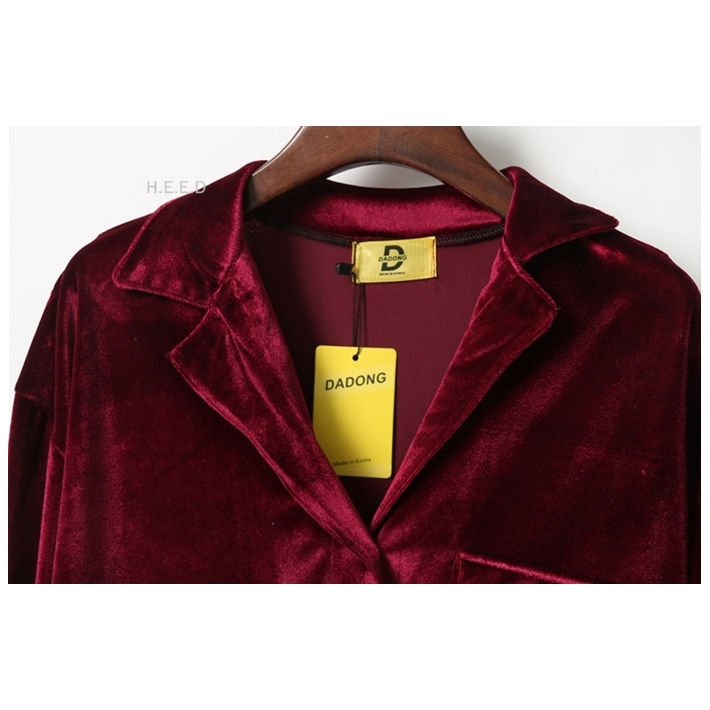 Thumbnail: #HE308 Velvet Shirt