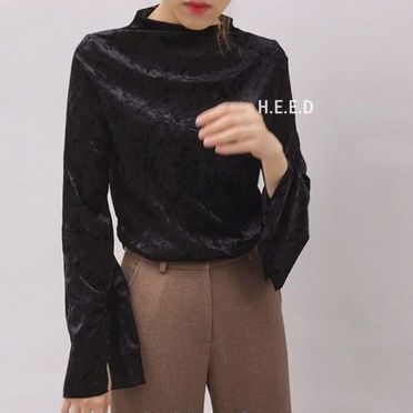 Thumbnail: #HE279 KR Velvet Blouse