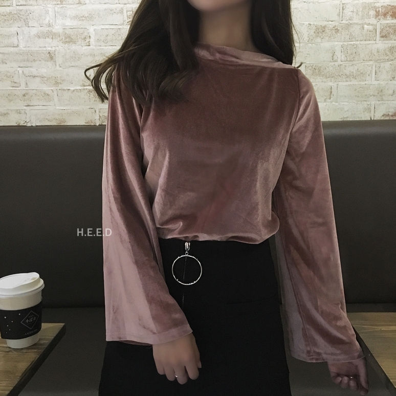 Thumbnail: #HE280 KR Velvet Blouse