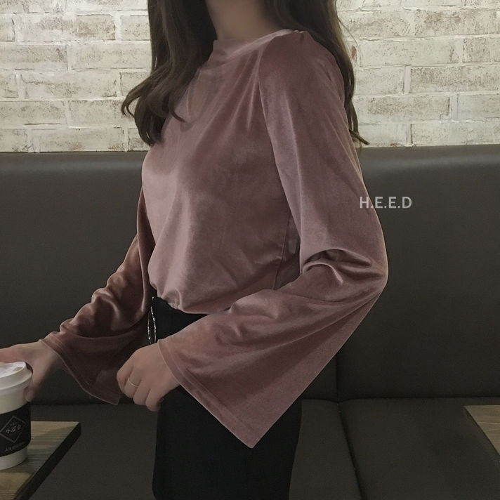 Thumbnail: #HE280 KR Velvet Blouse
