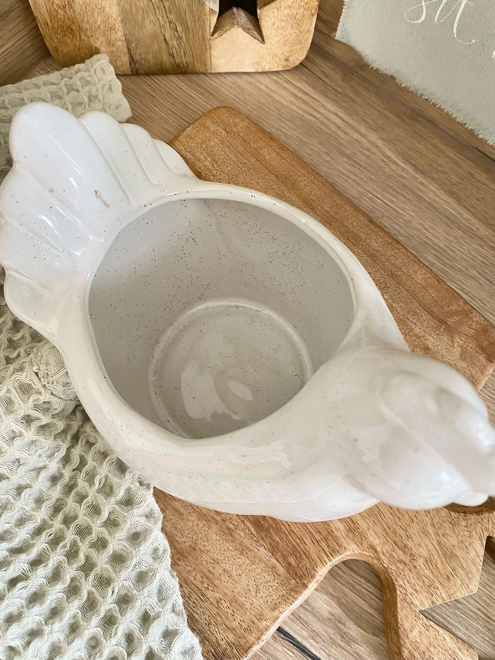 Thumbnail: Ceramic Hen Planter