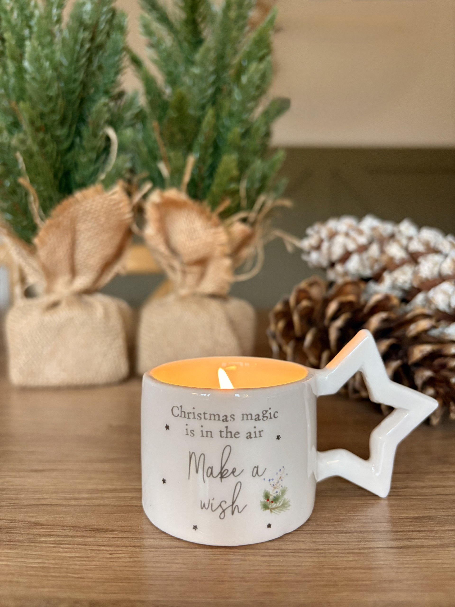 Christmas Cup Tealight Holders | 3 slogans