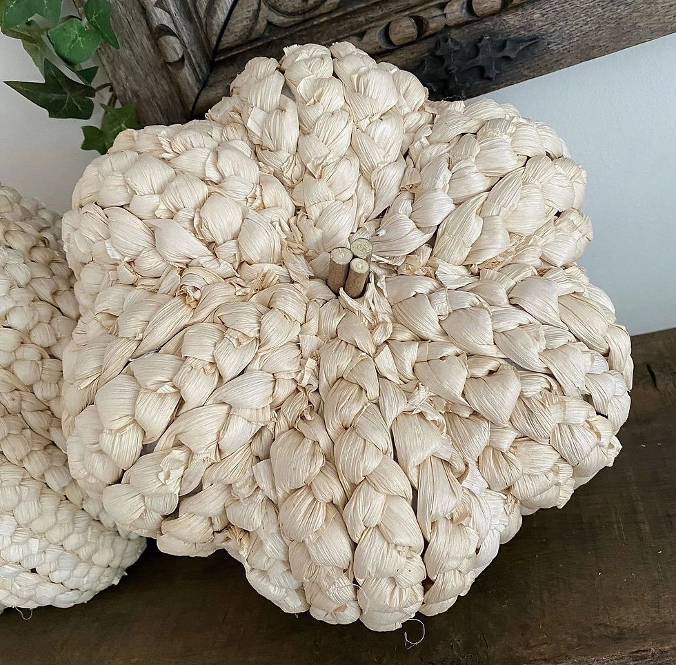 Thumbnail: Neutral Straw Pumpkin | 2 styles