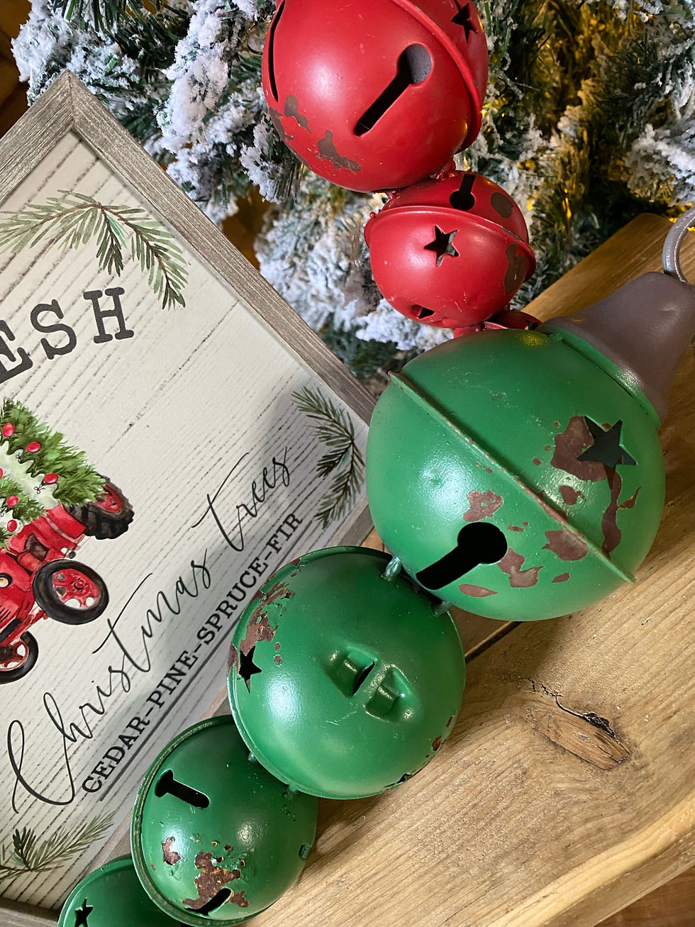 Thumbnail: Green Hanging Quad Bells
