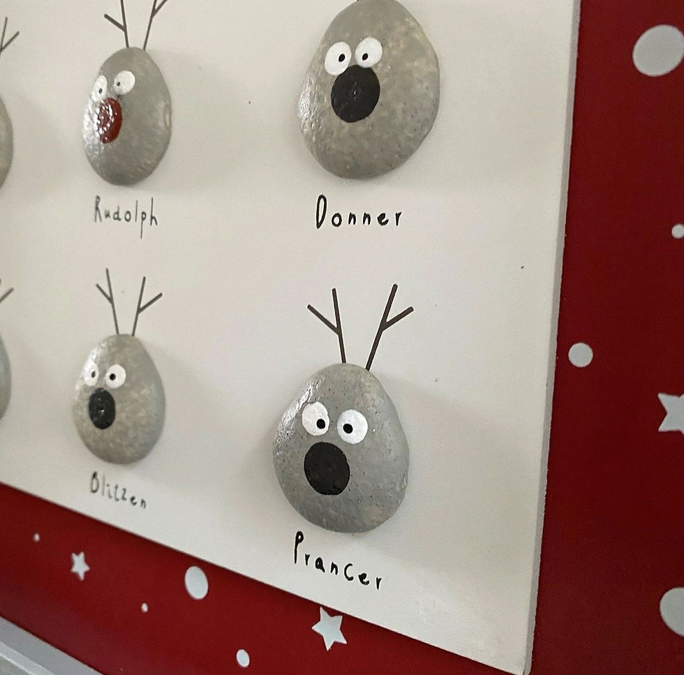Thumbnail: Reindeer 3D Pebble Plaque