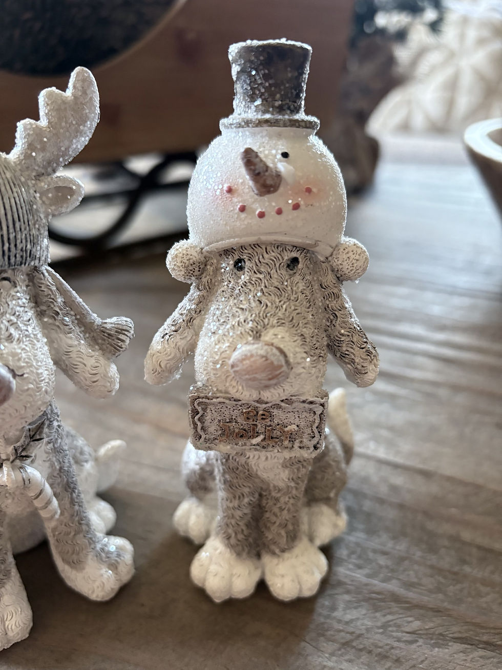 Thumbnail: Christmas Sitting Jolly Dog | 2 styles