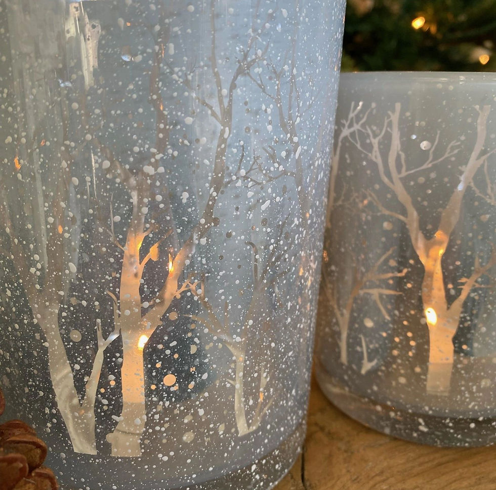 Thumbnail: Frosted Tree Candleholder | Singles or Sets