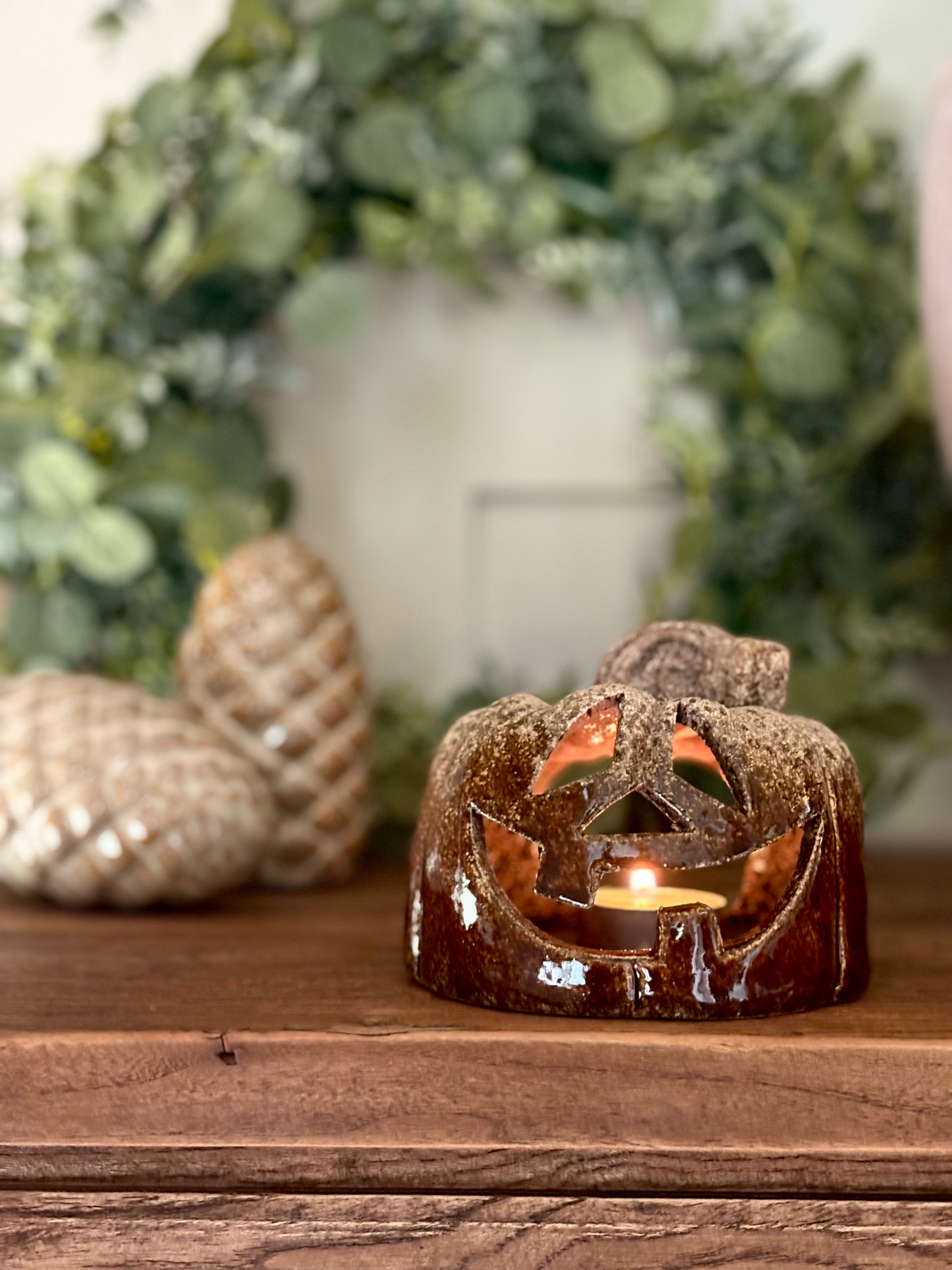 Jack O'Lantern Tealight Holder