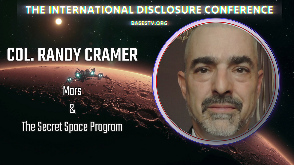 BASES2025 - The International Disclosure Conference, Col. Randy Cramer & Miles Johnston. AI War!