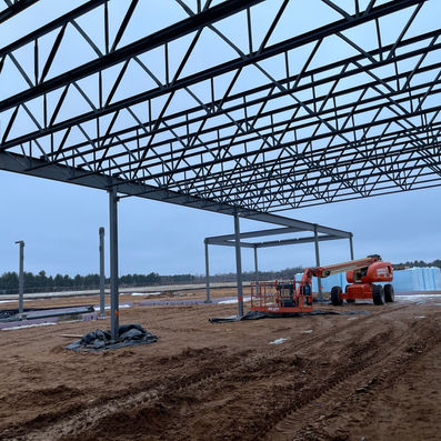 Structural steel erection