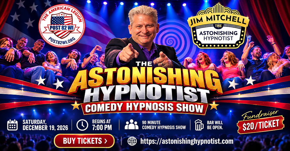 Astonishing Hypnotist Comedy Show Social
