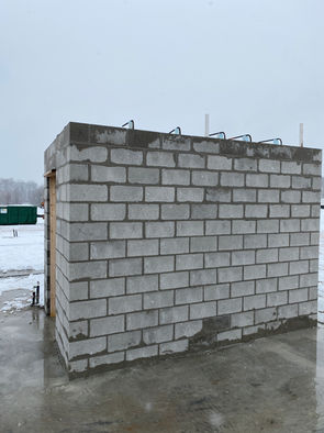 Masonry utility room / storm shelter